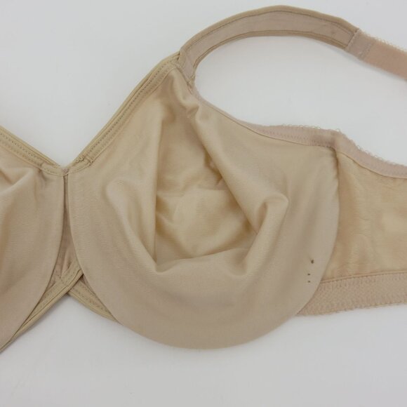 Wacoal 36DD 85567 Awareness Underwire Bra Sand Beige Unlined Lace Overlay Women - Picture 10 of 16
